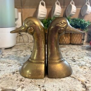 Vintage Mallard Duck Bookends SOLD